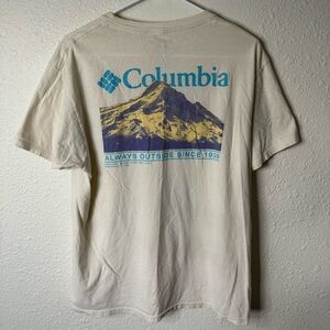 Men’s Double Sided Columbia T Shirt Large